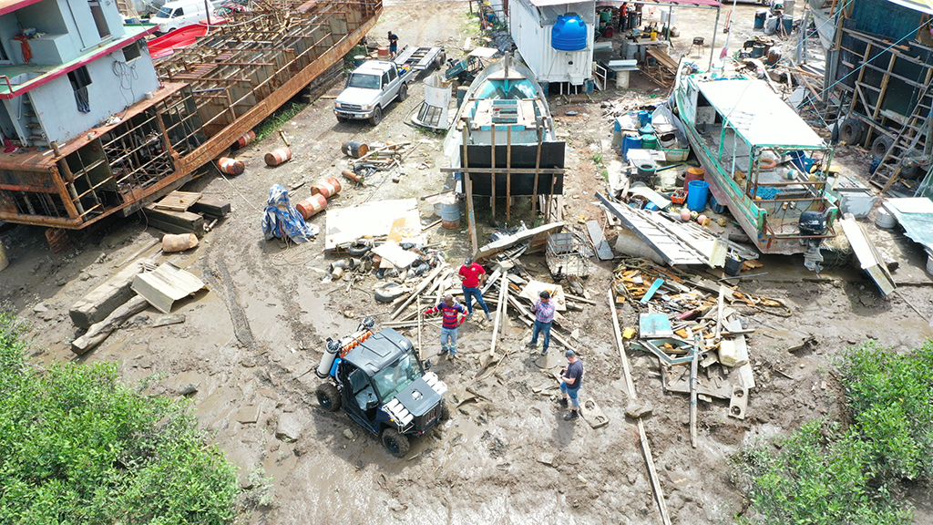 Deployment in disaster zone